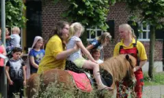 Kinderen op een pony Boxtel