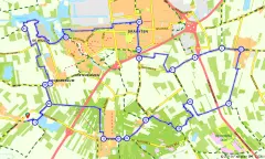 Route in Friesland