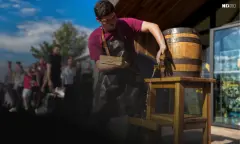 Lentebok biervat aanslaan