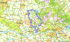 Route in Gelderland