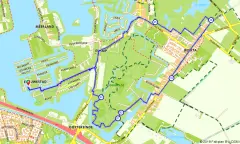 Route in Groningen