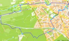 Route in Utrecht