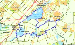 Route in Noord-Holland