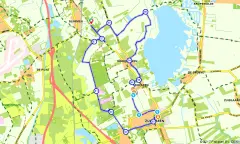 Route in Groningen