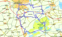 Route in Friesland