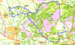 Route in Gelderland