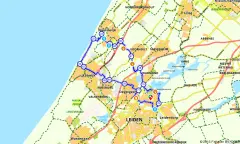 Route in Zuid-Holland