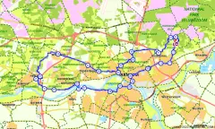 Route in Gelderland