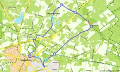 Route in Gelderland