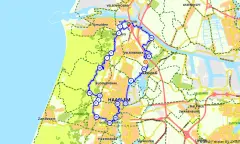 Route in Noord-Holland