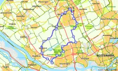 Route in Zuid-Holland