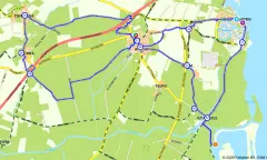 Route in Friesland