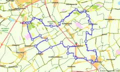 Route in Friesland