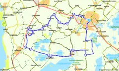 Route in Friesland