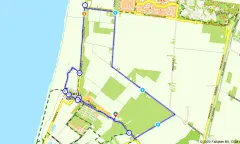 Route in Noord-Holland