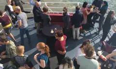 Borrel op het Markermeer