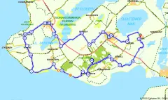 Route in Friesland