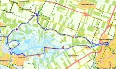 Route in Noord-Holland