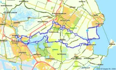 Route in Noord-Holland