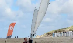 Blokarten op het Strand