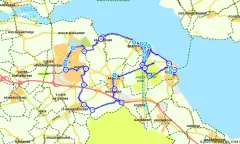 Route in Zeeland