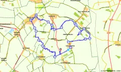 Route in Groningen