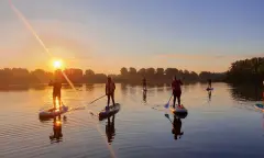 Suppen met Zonsondergang