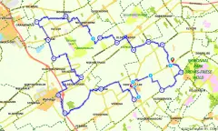 Route in Friesland