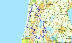 Route in Noord-Holland