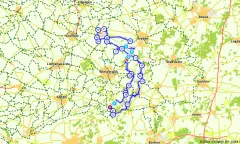 Route in Gelderland