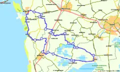 Route in Friesland