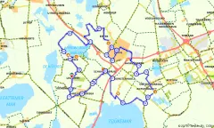 Route in Friesland