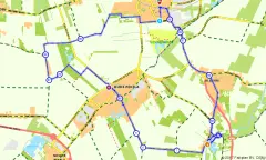 Route in Groningen