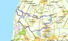 Route in Noord-Holland