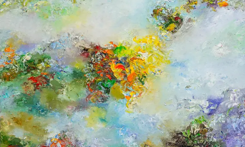 Ad Arma, About Nature, Olieverf op doek, 100 x 100 cm