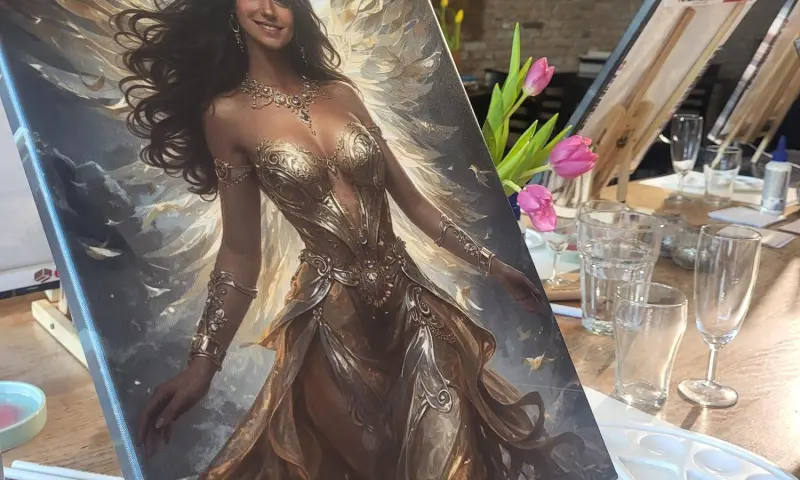 Het verfijnen van je kunstwerk met Verf, bladgoud en Swarovski