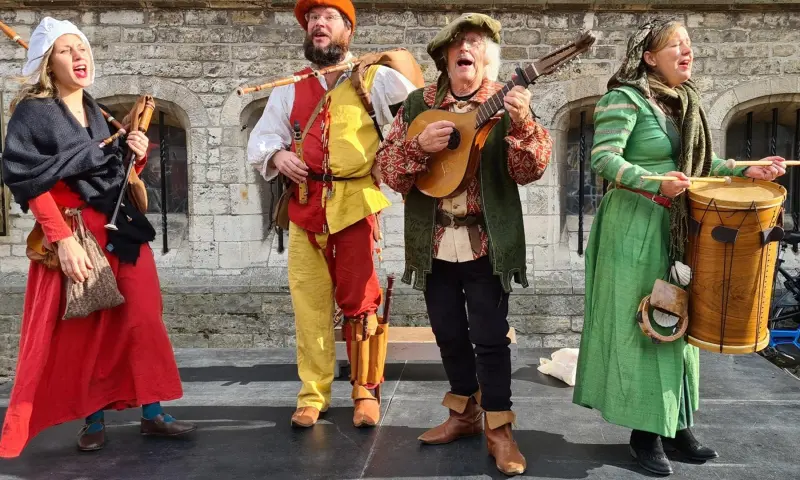 Middeleeuwse muziekgroep Goet ende Fyn