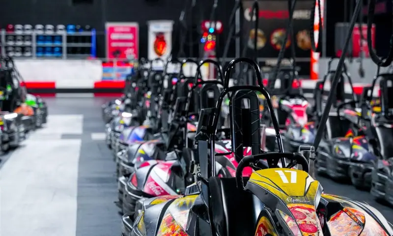 Karts bij Powerarea