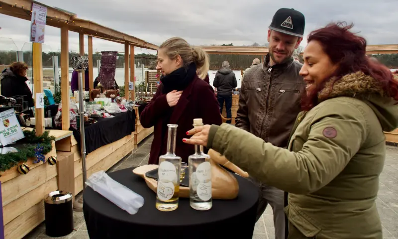 Winkelen op de markt