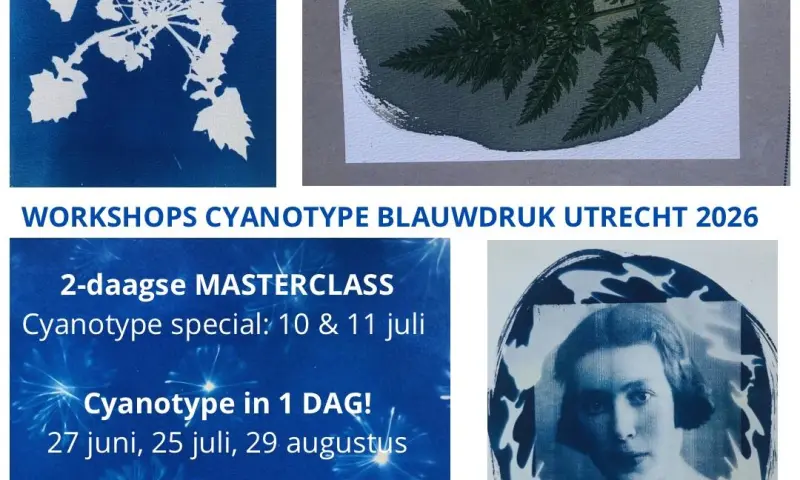 Workshops Cyanotype data zomer 2026