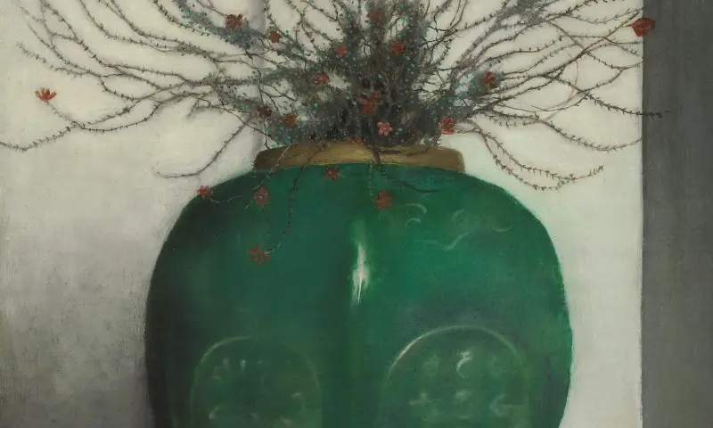 Jan Mankes, Gemberpot met dopheide, 1916