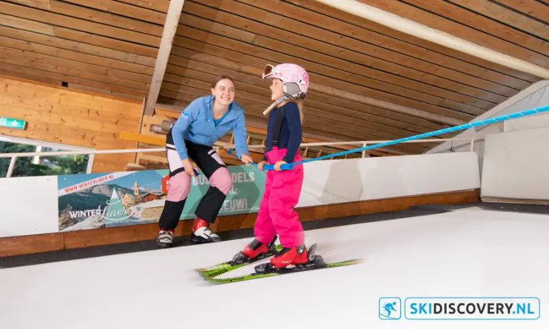 Kinder ski-les