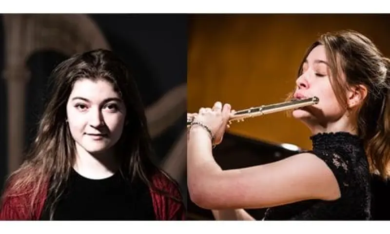 Buitenconcert fluit & harp op de Veluwe bij de Carolinehoeve