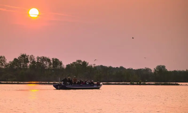 Vroege Vogel vaartocht op de Nieuwkoopse Plassen