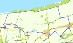 Route in Groningen