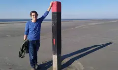 Strandpalenwandeling Noordzee